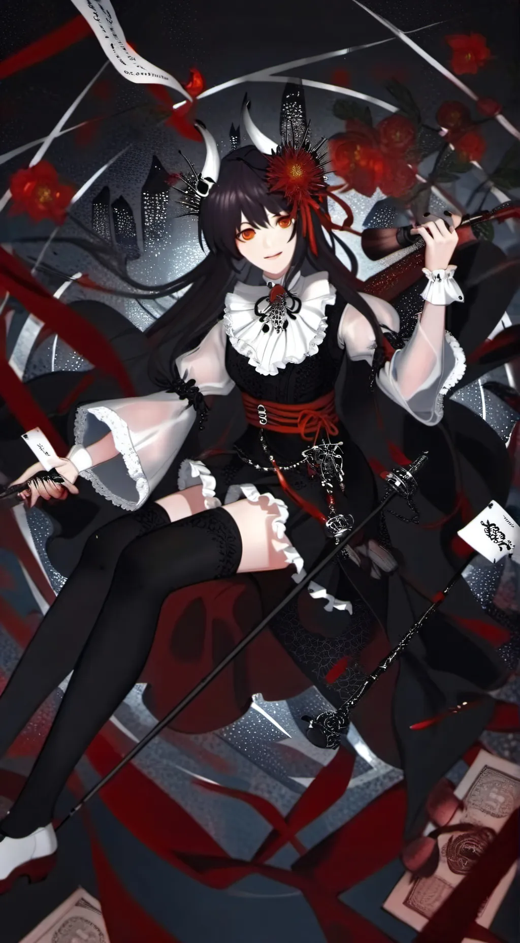 ai character: asesina  background