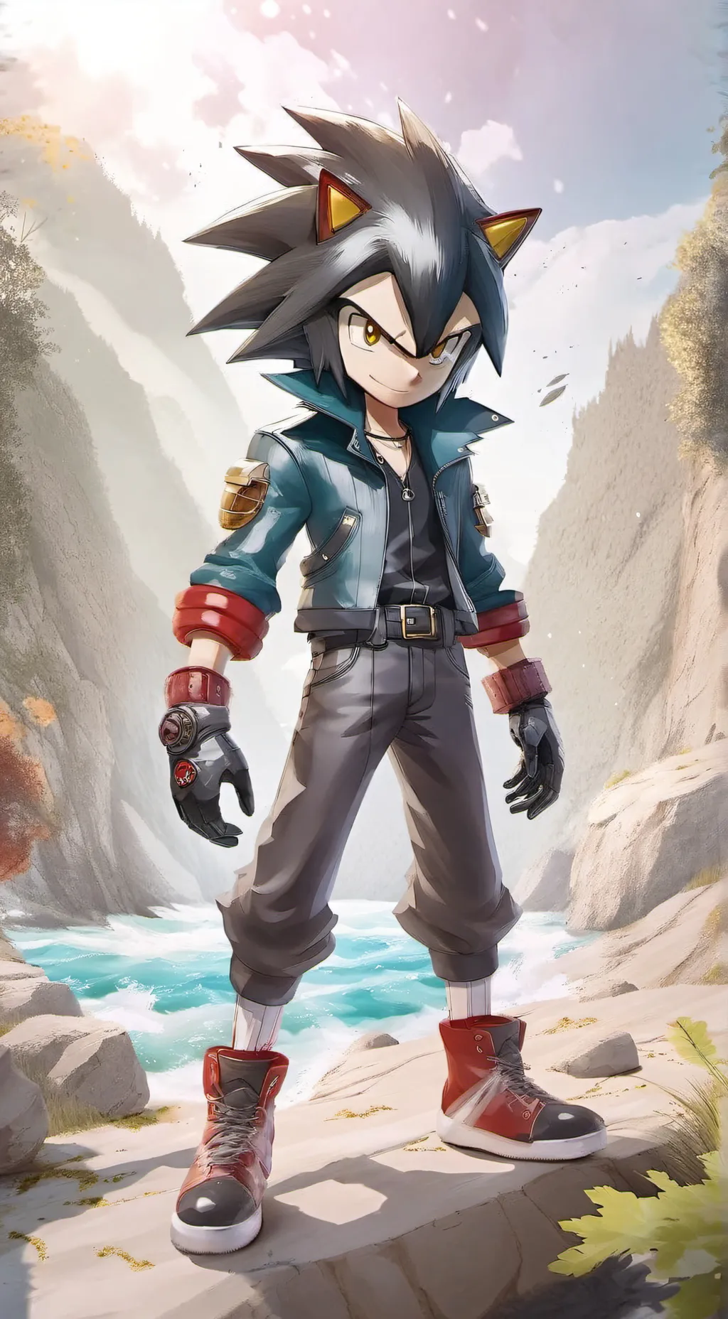 ai character: Shadow  background