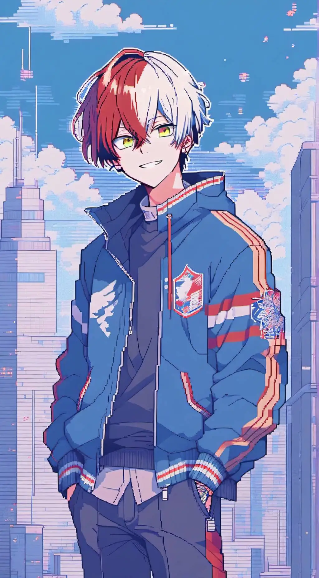 ai character: Shoto: Squid Games background
