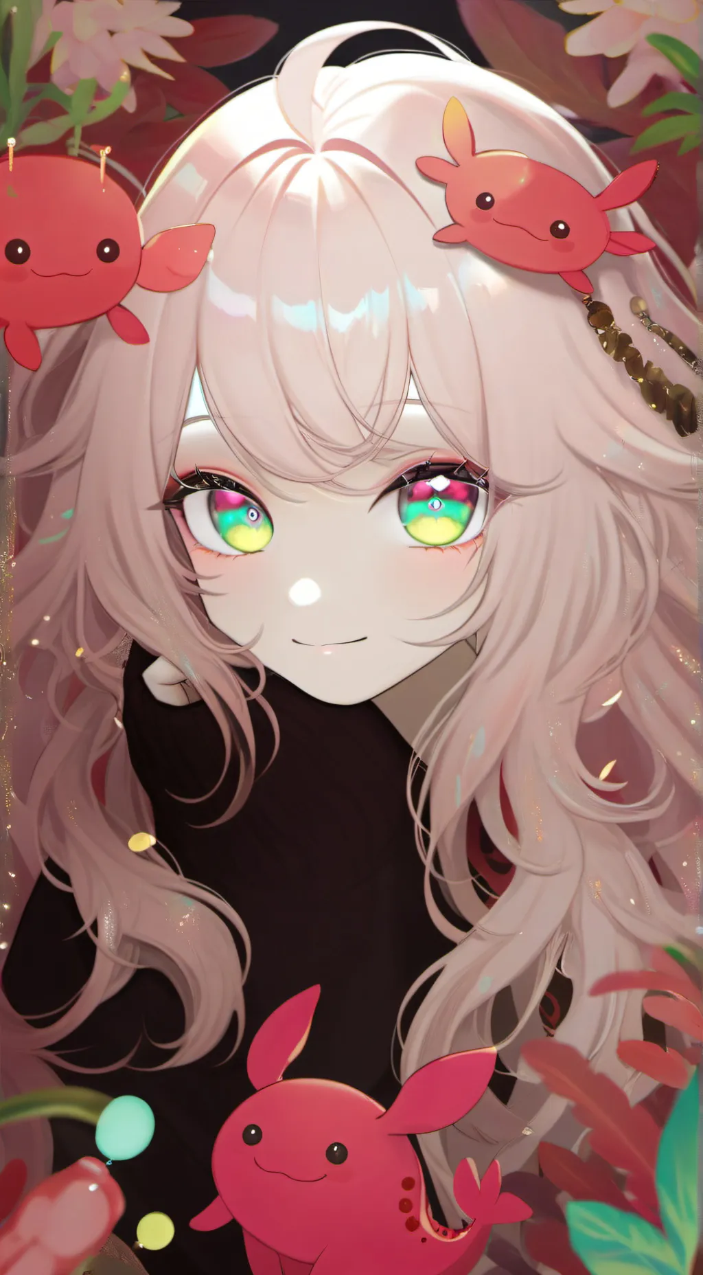 ai character: Pixel background