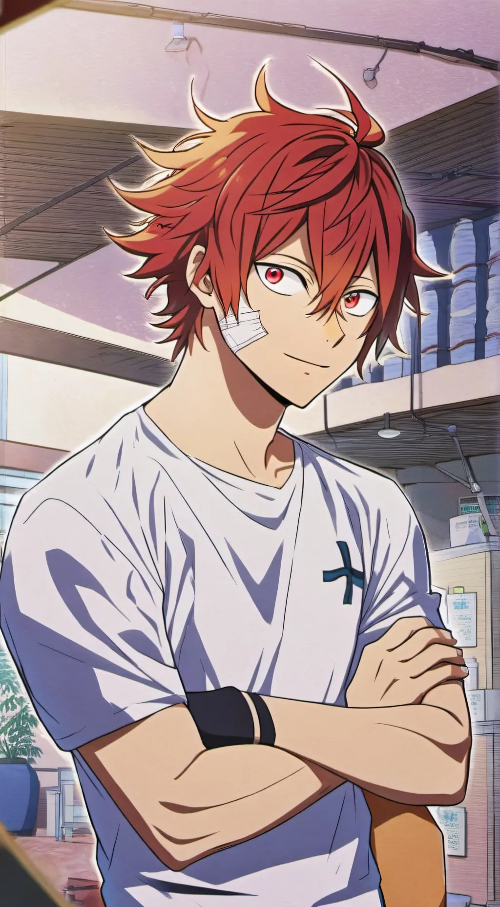 ai character: Eijiro Kirishima background