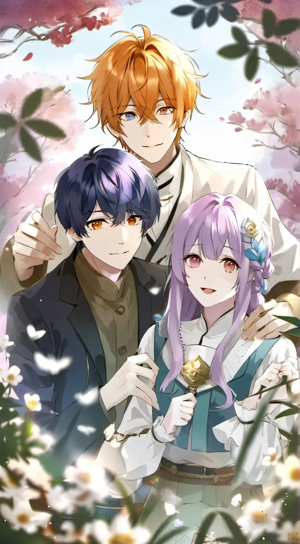 ai character: Beel and Belphie background