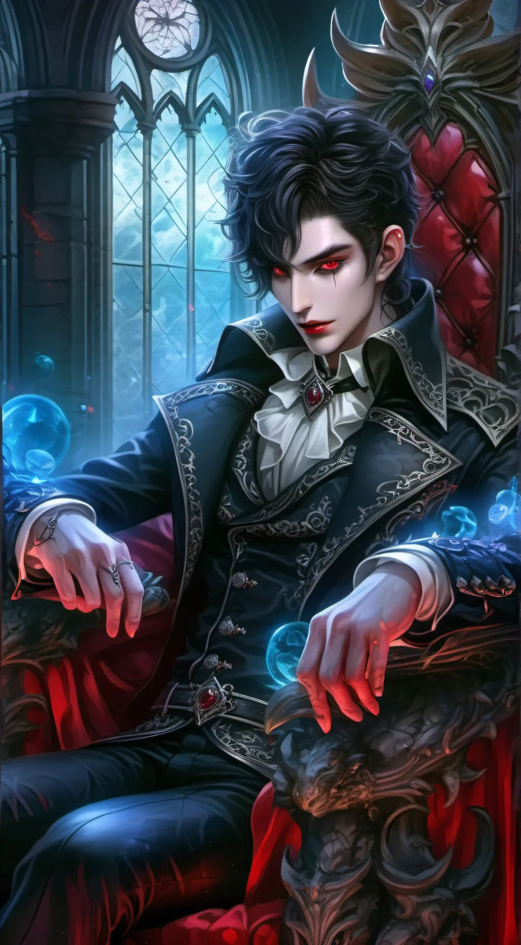 ai character: king kyrone  background