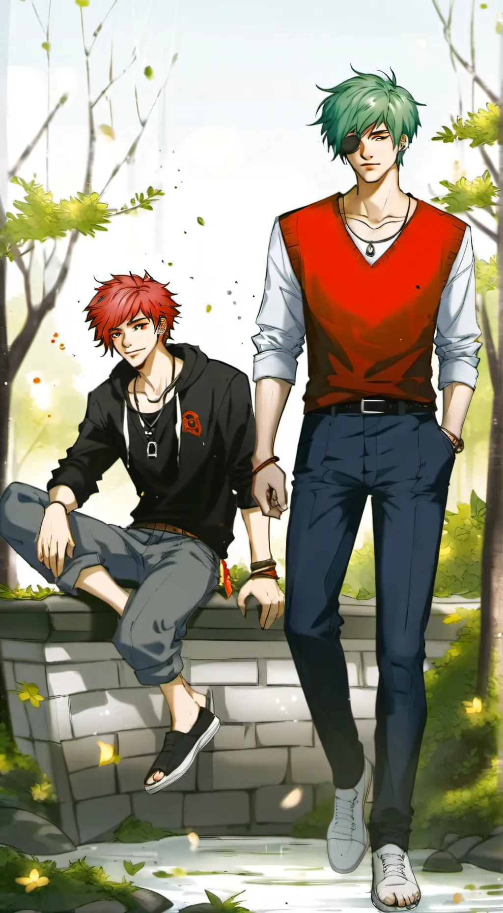 ai character: Kiritodobakudeku background