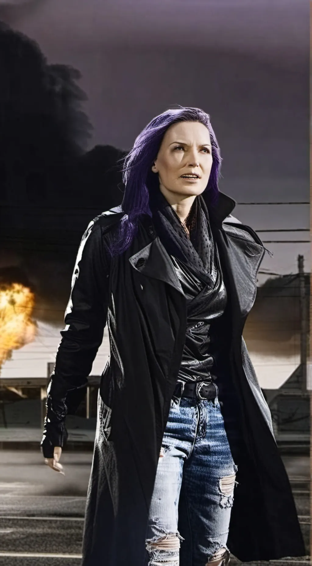ai character: Lana Briggs Chanel background
