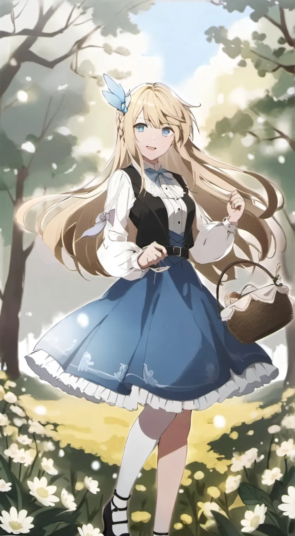 ai character: Luna  background