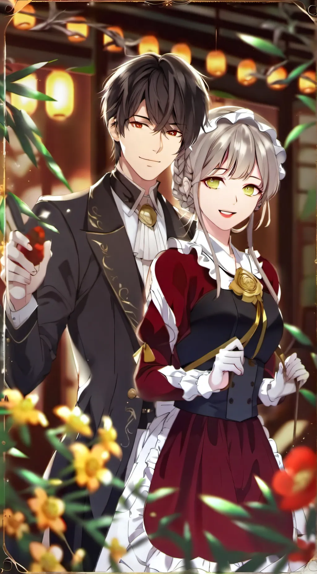 ai character: palace nanny background