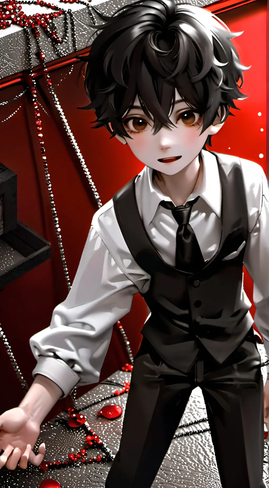 ai character: abbie is sad background