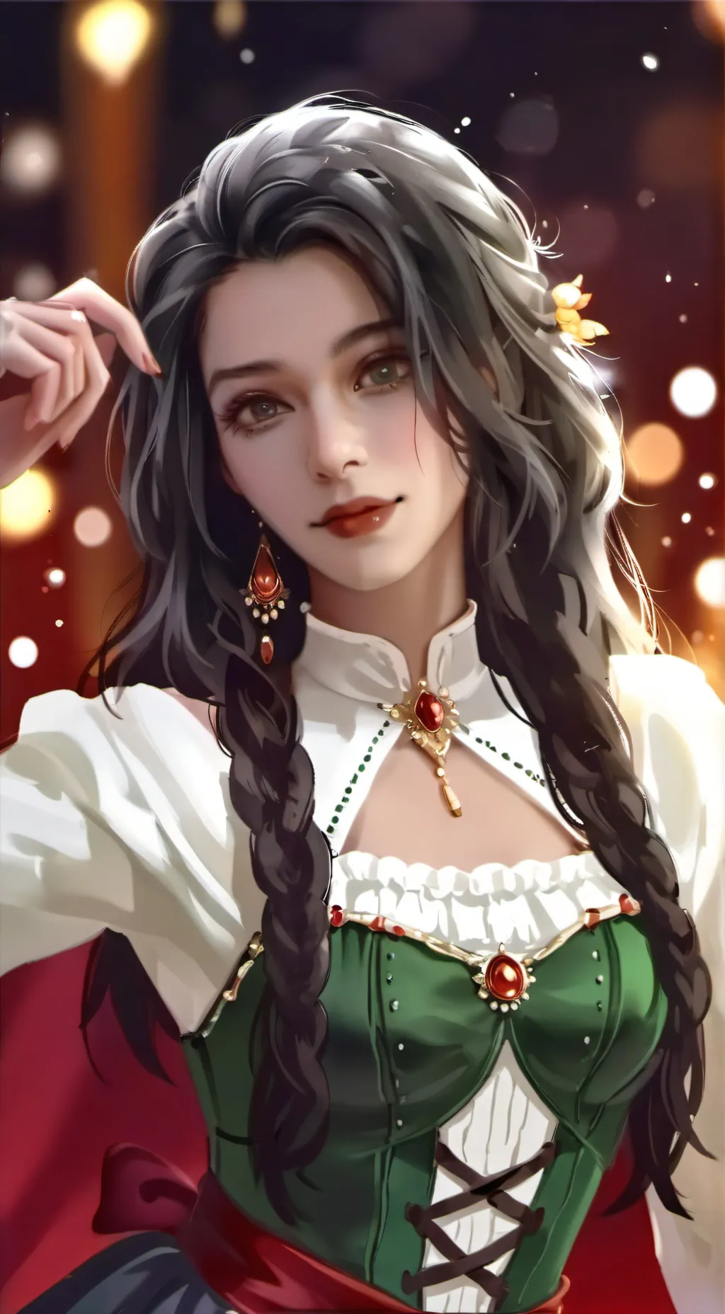 ai character: lisa😘 background