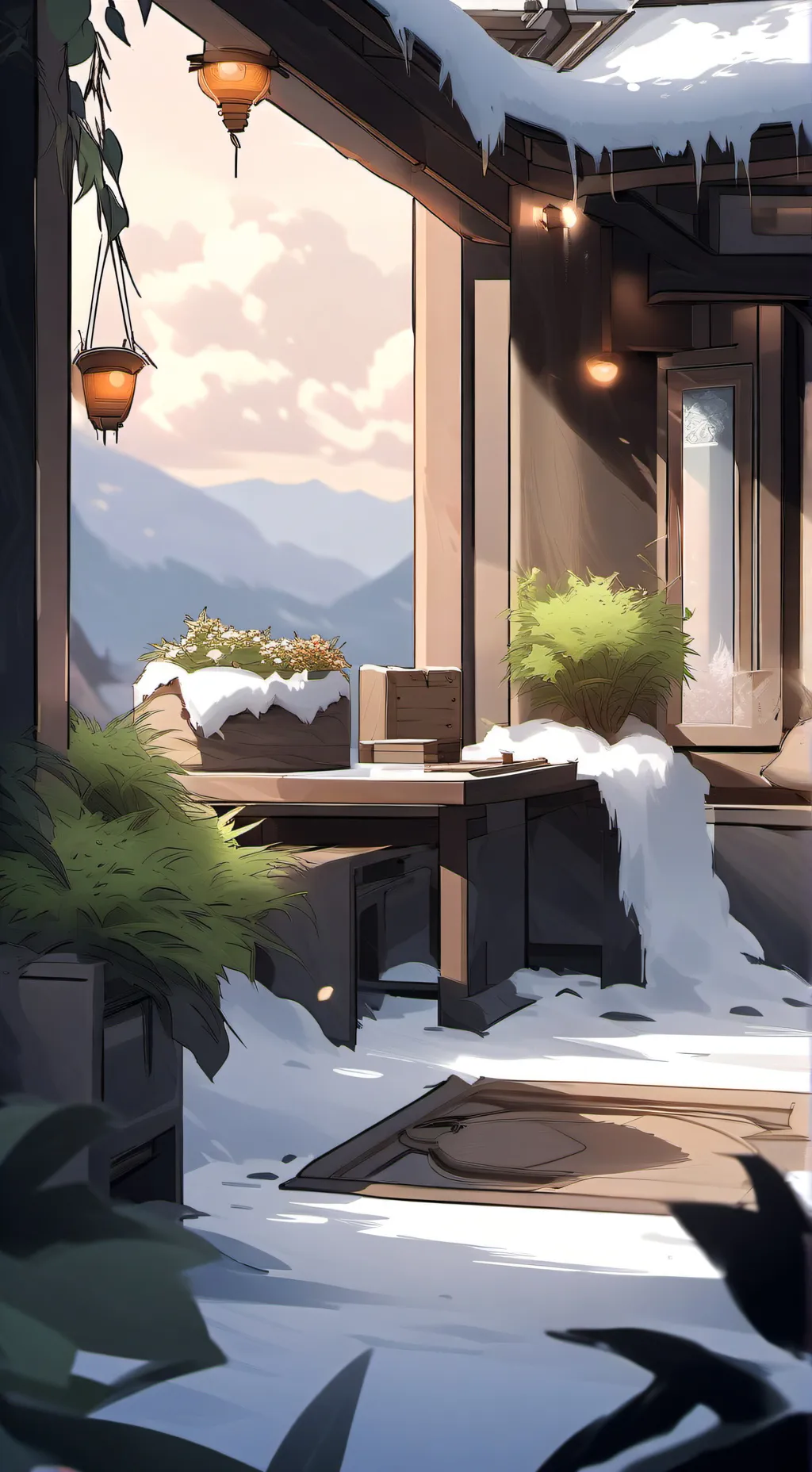 ai character: HB NEW YEAR background