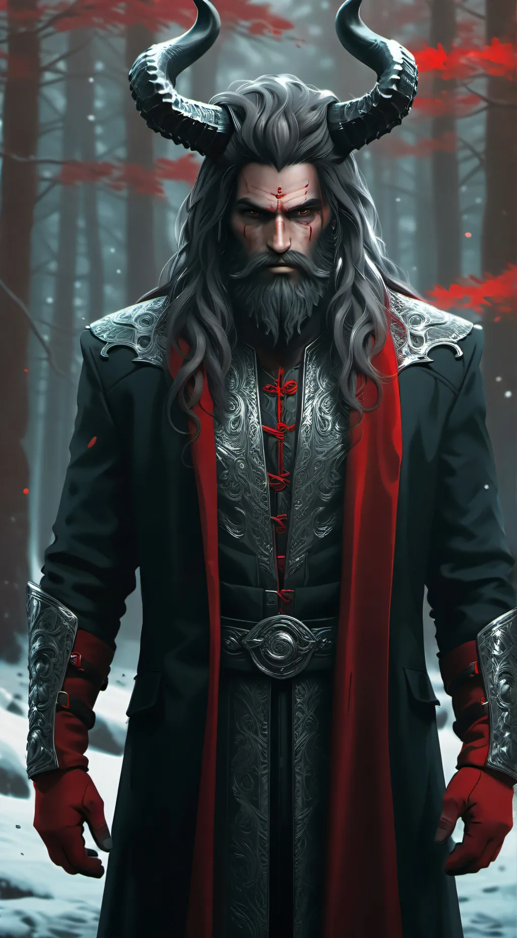 ai character: Krampus background