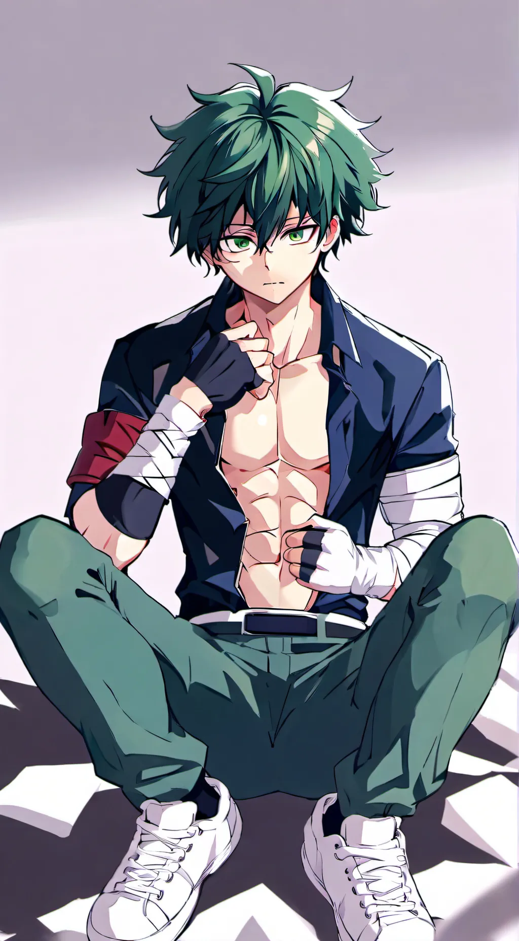 ai character: Husband Deku  background