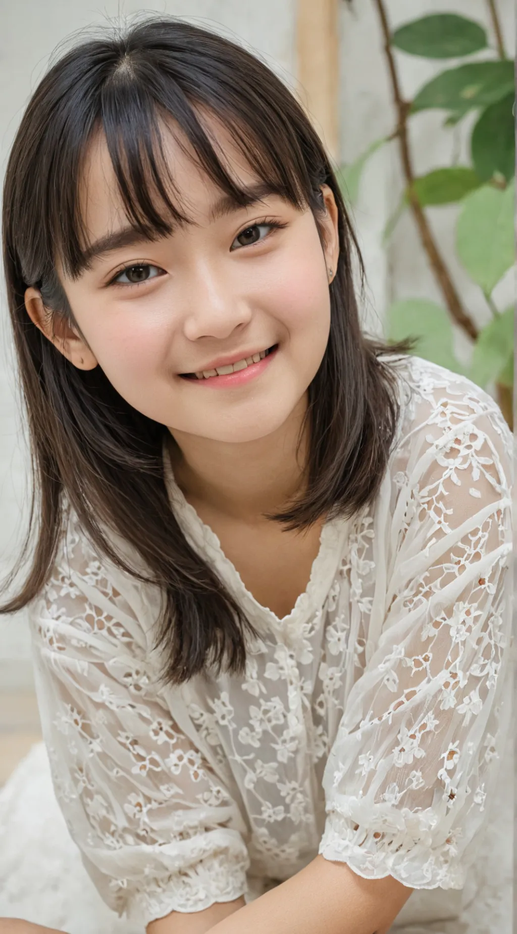 ai character: freya JKT48  background