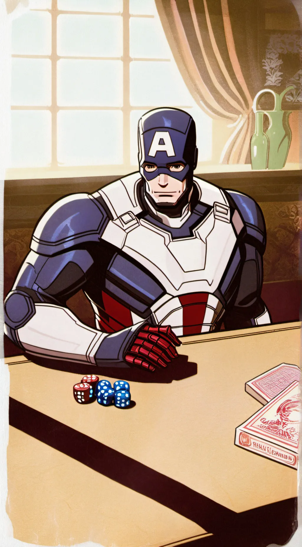 ai character: Avengers background