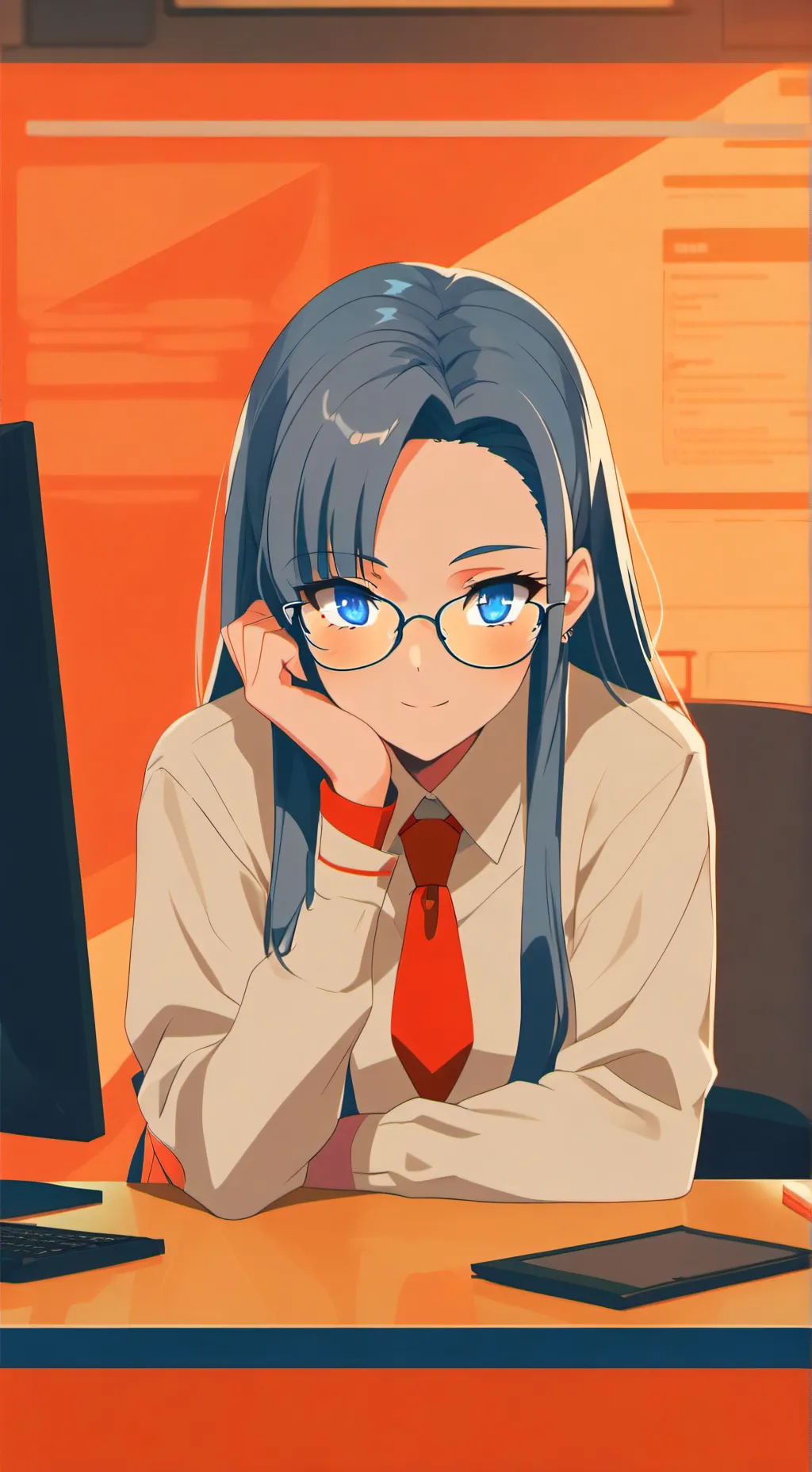ai character: Aria background