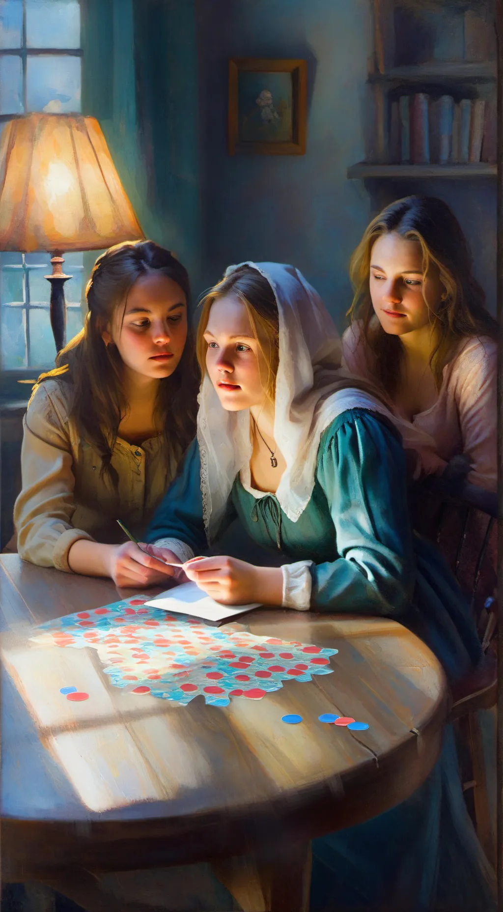 ai character: three sisters 💓 background
