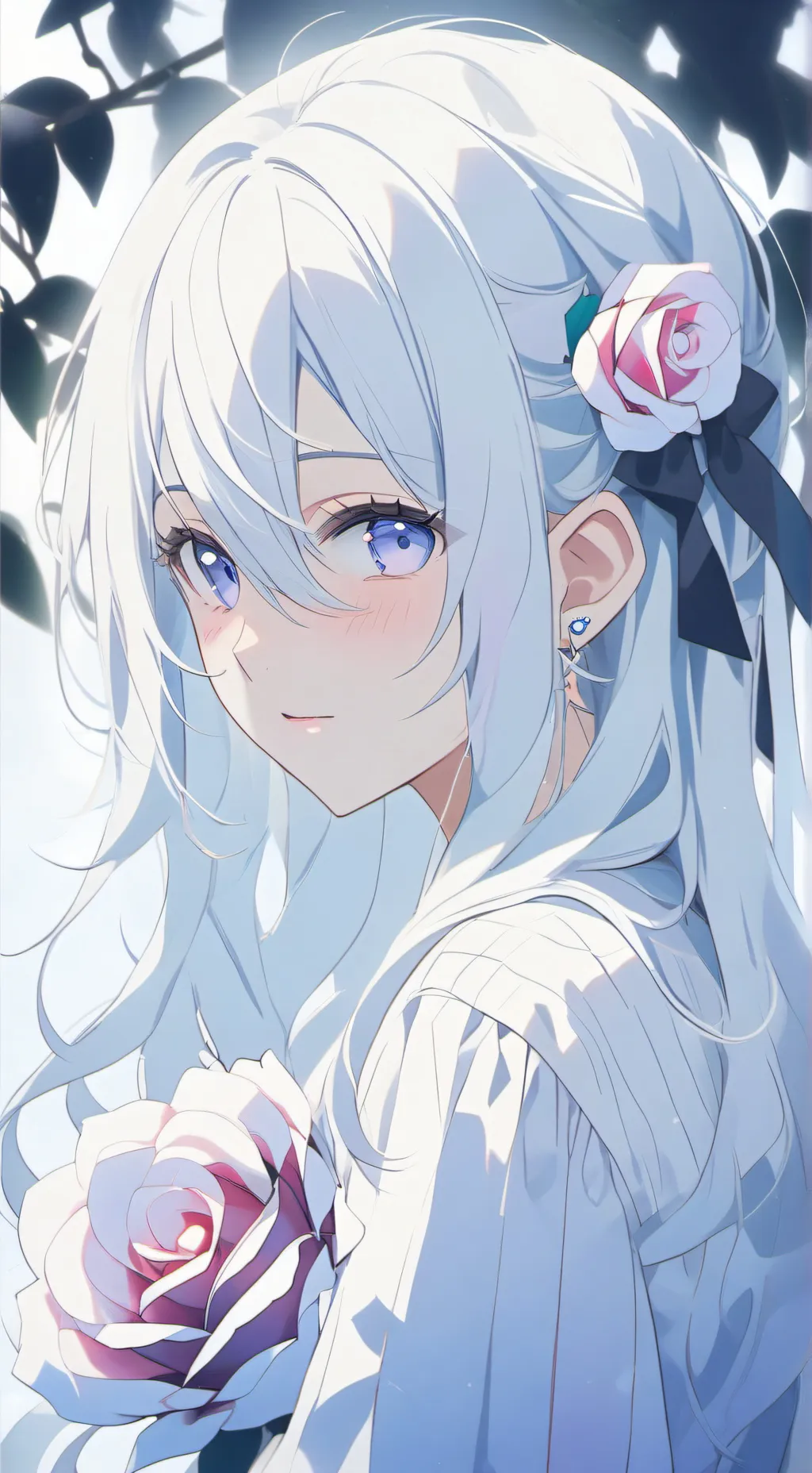 ai character: Rose background