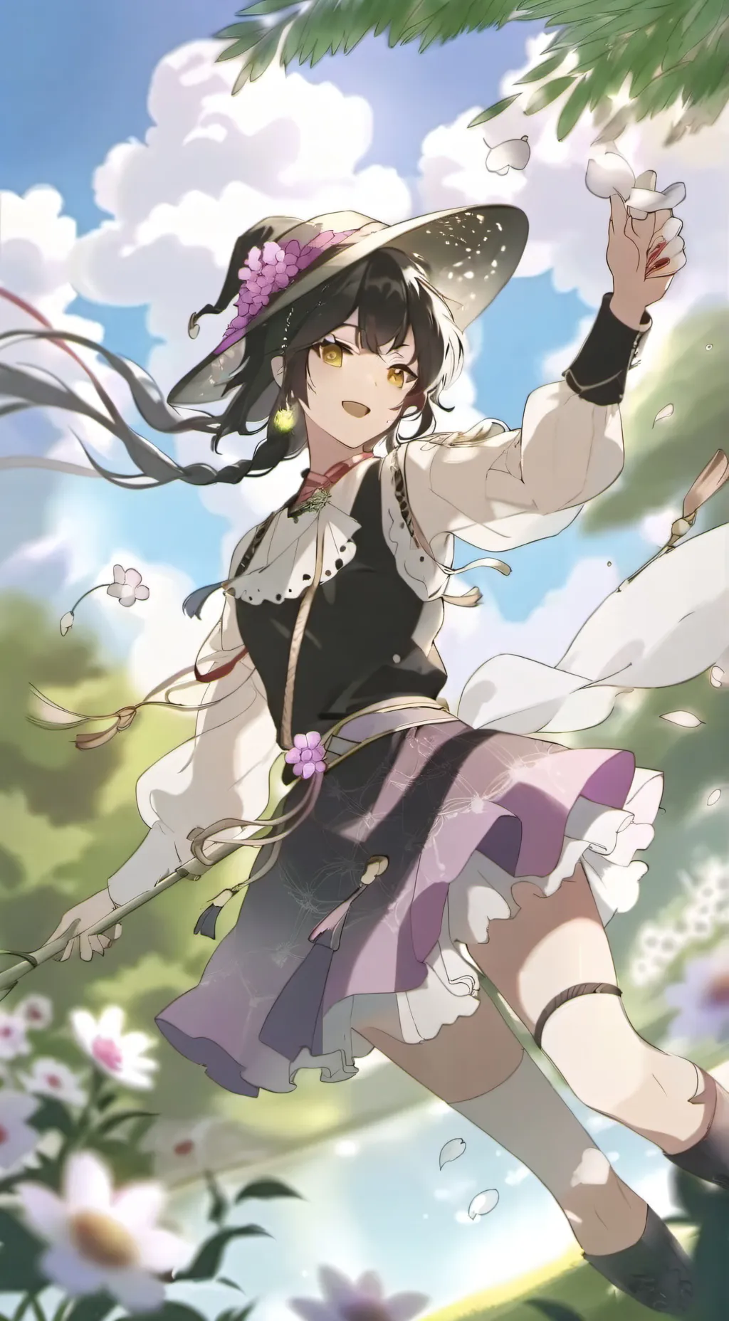 ai character: Laura Freigang  background