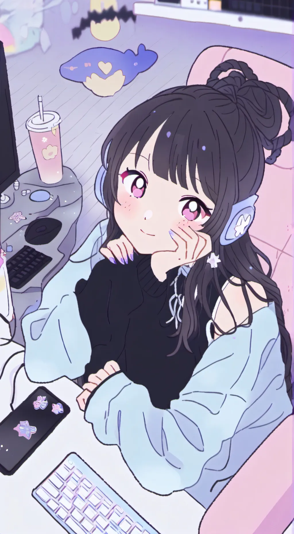 ai character: elly background