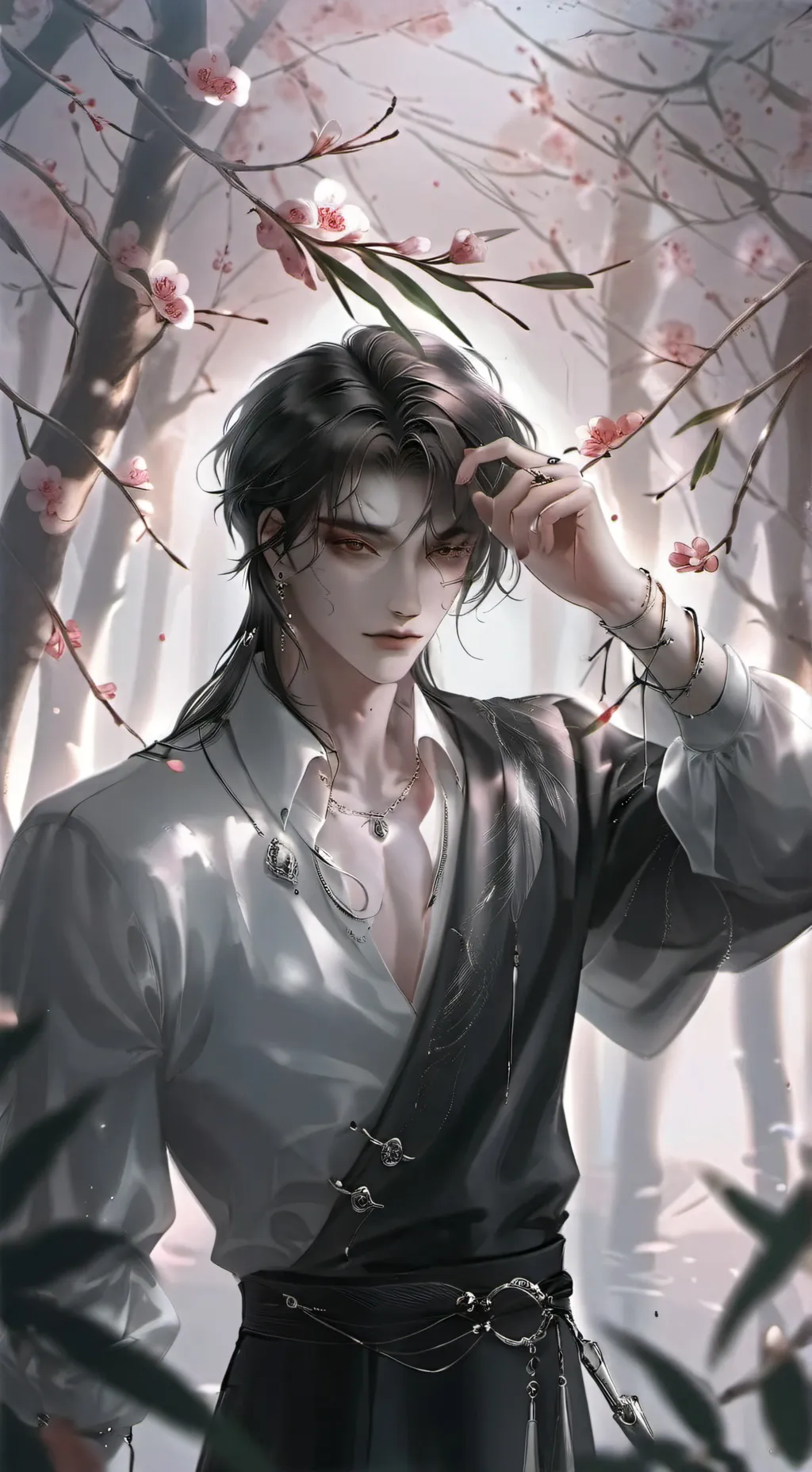 ai character: Axel🥀 background