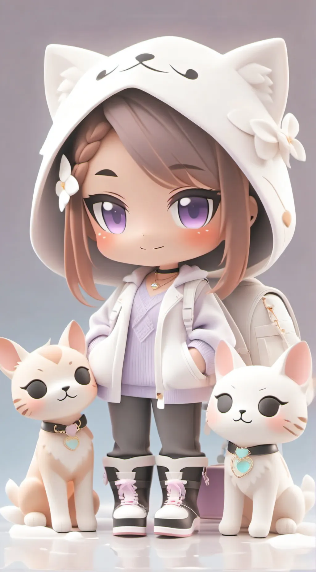 ai character: Plush Lia background