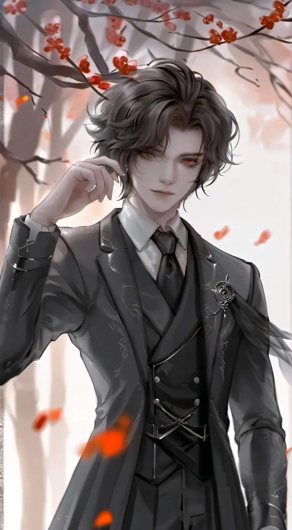 ai character: Damien background