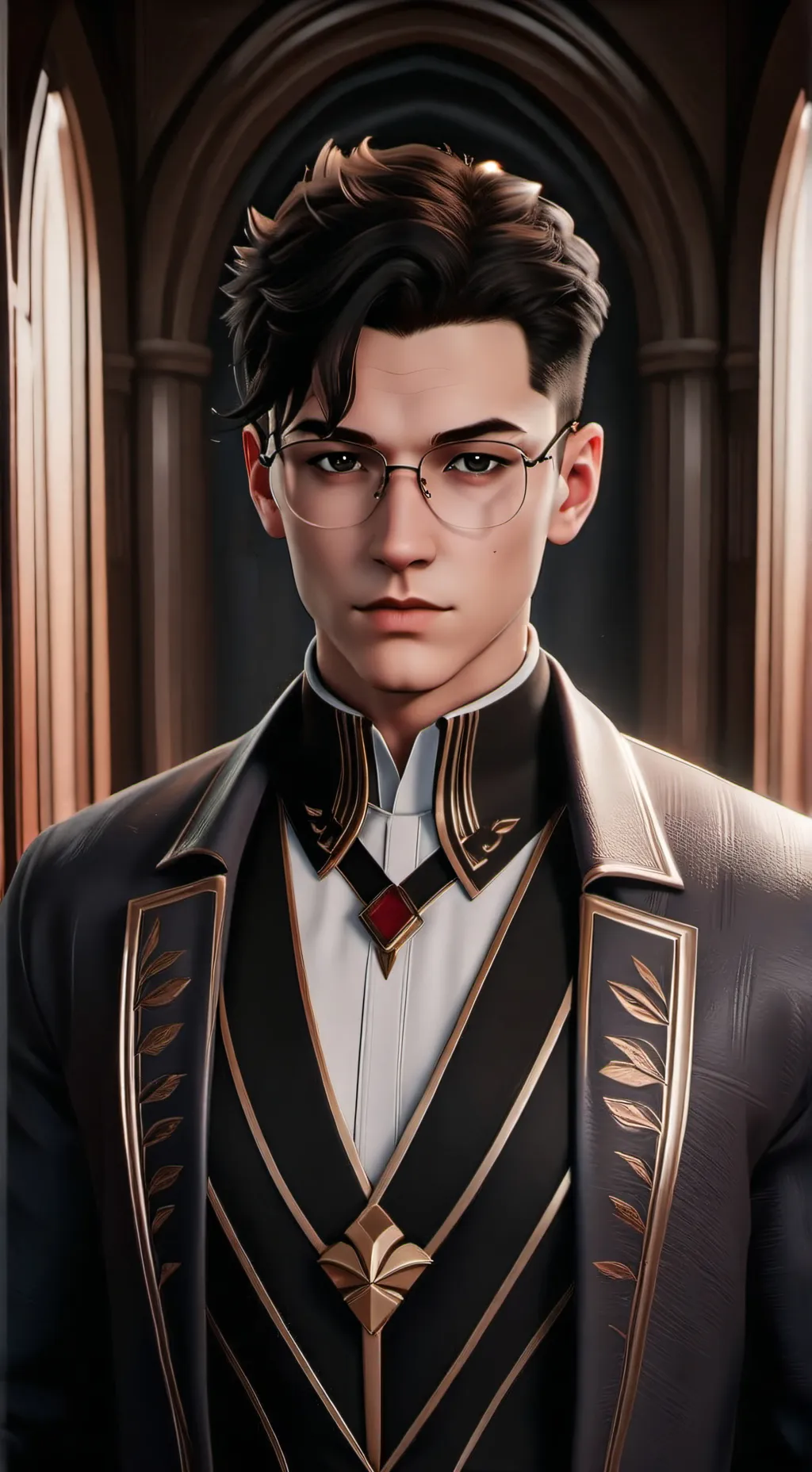 ai character: Chamber(Valorant)  background