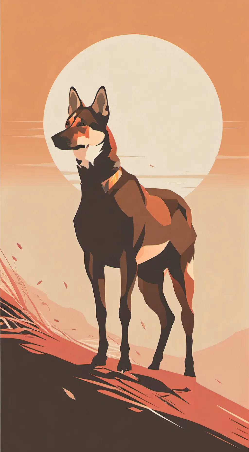 ai character: dogday. y. catnap  background