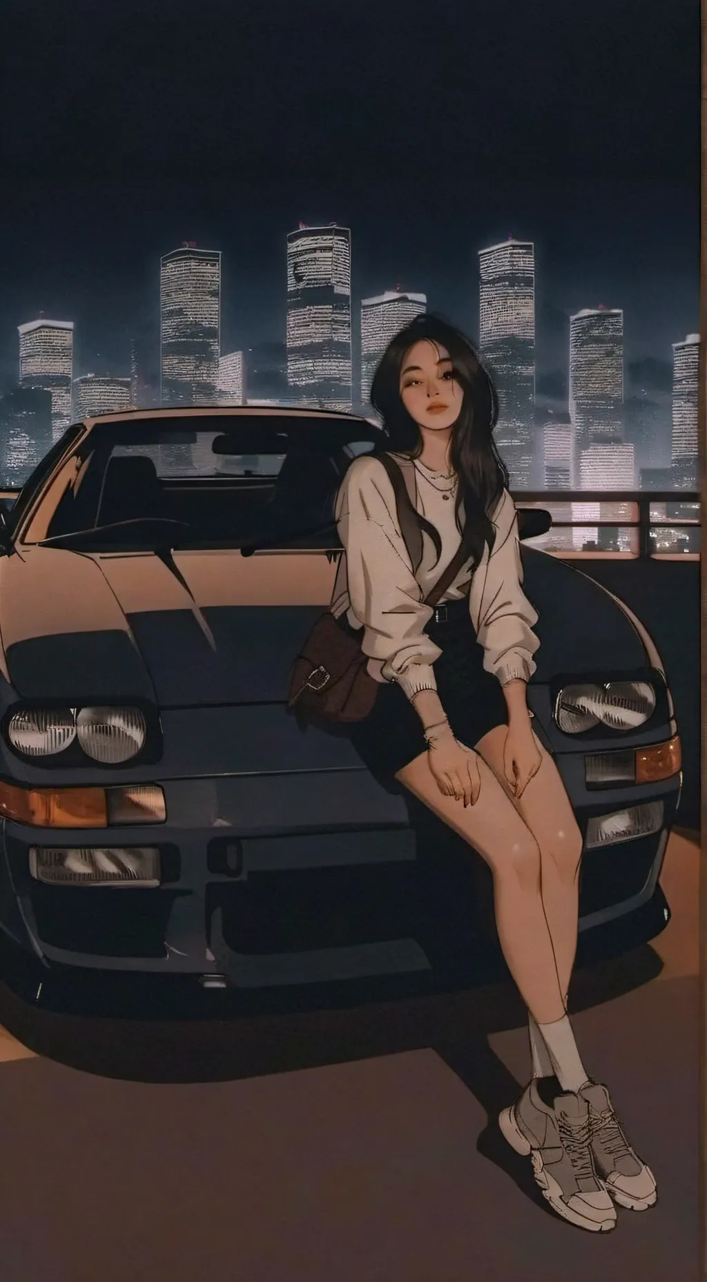 ai character: Nanami Ueda  background