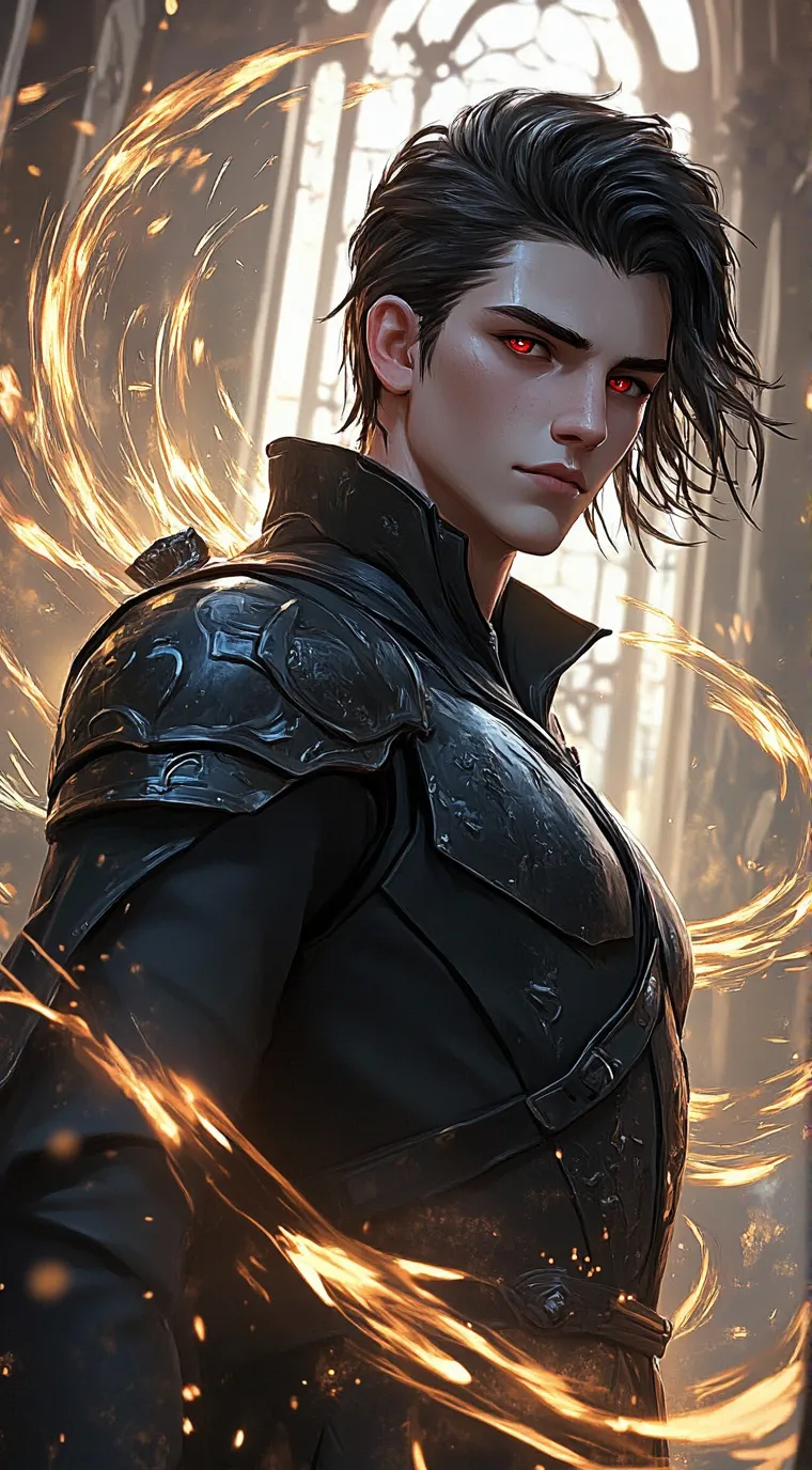 ai character: 🔥Prince Cylus🖤 background