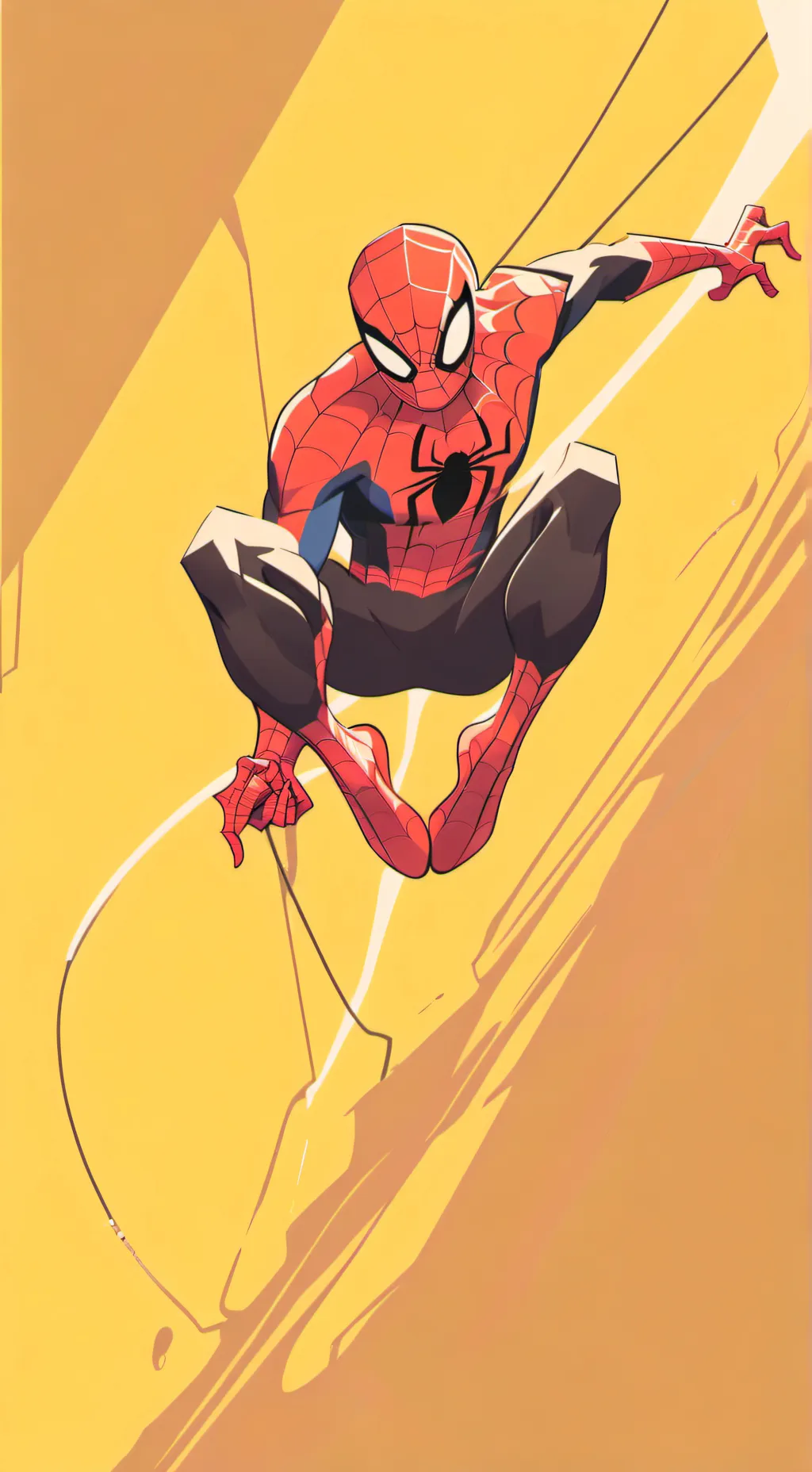 ai character: Spider man background