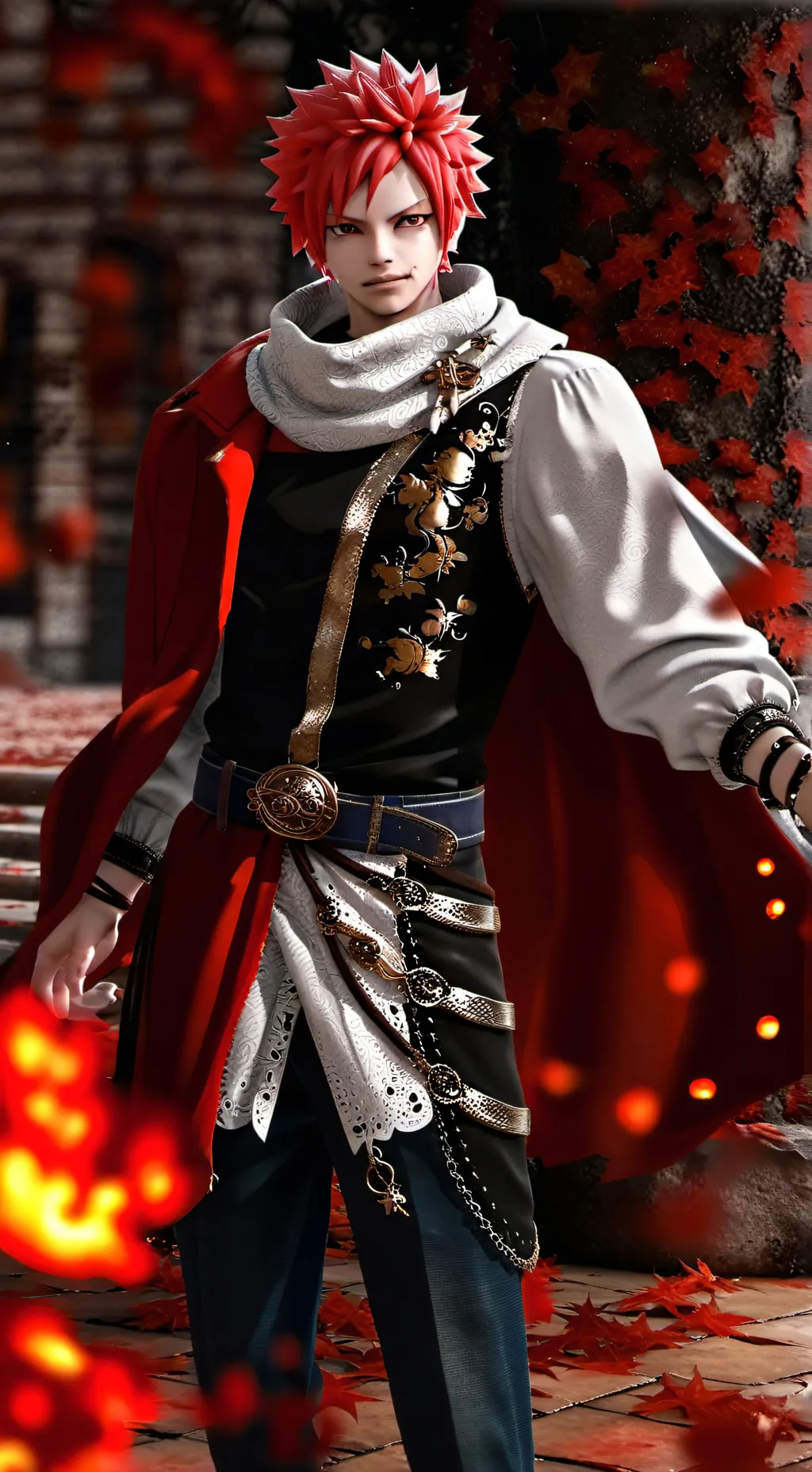 ai character: Fairy tail background