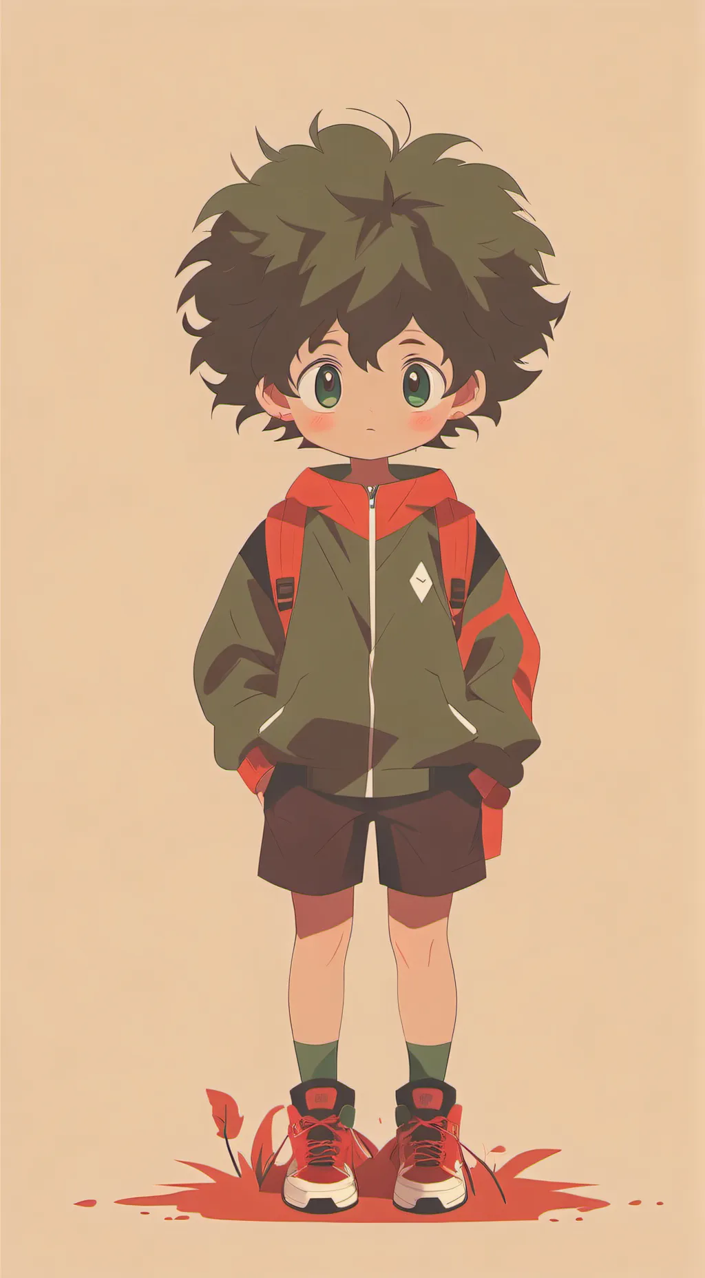 ai character: mini deku background