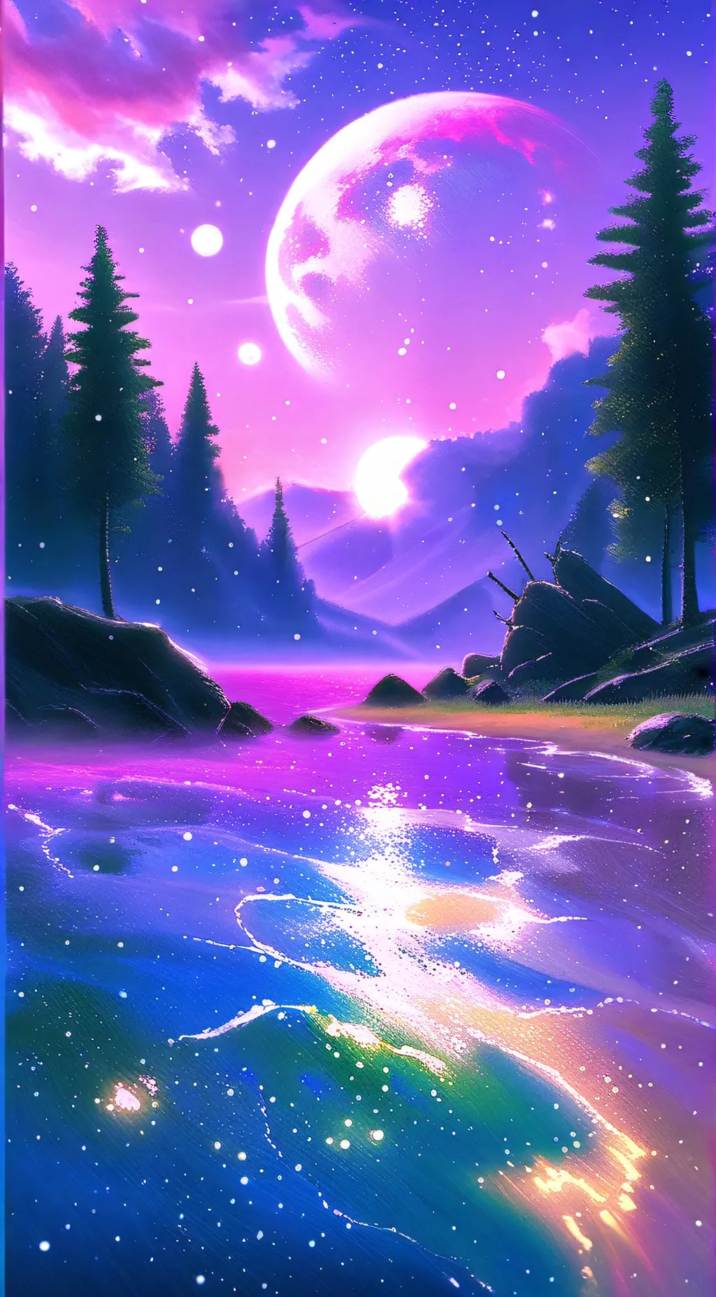 ai character: KNY SUMMER VACAY background