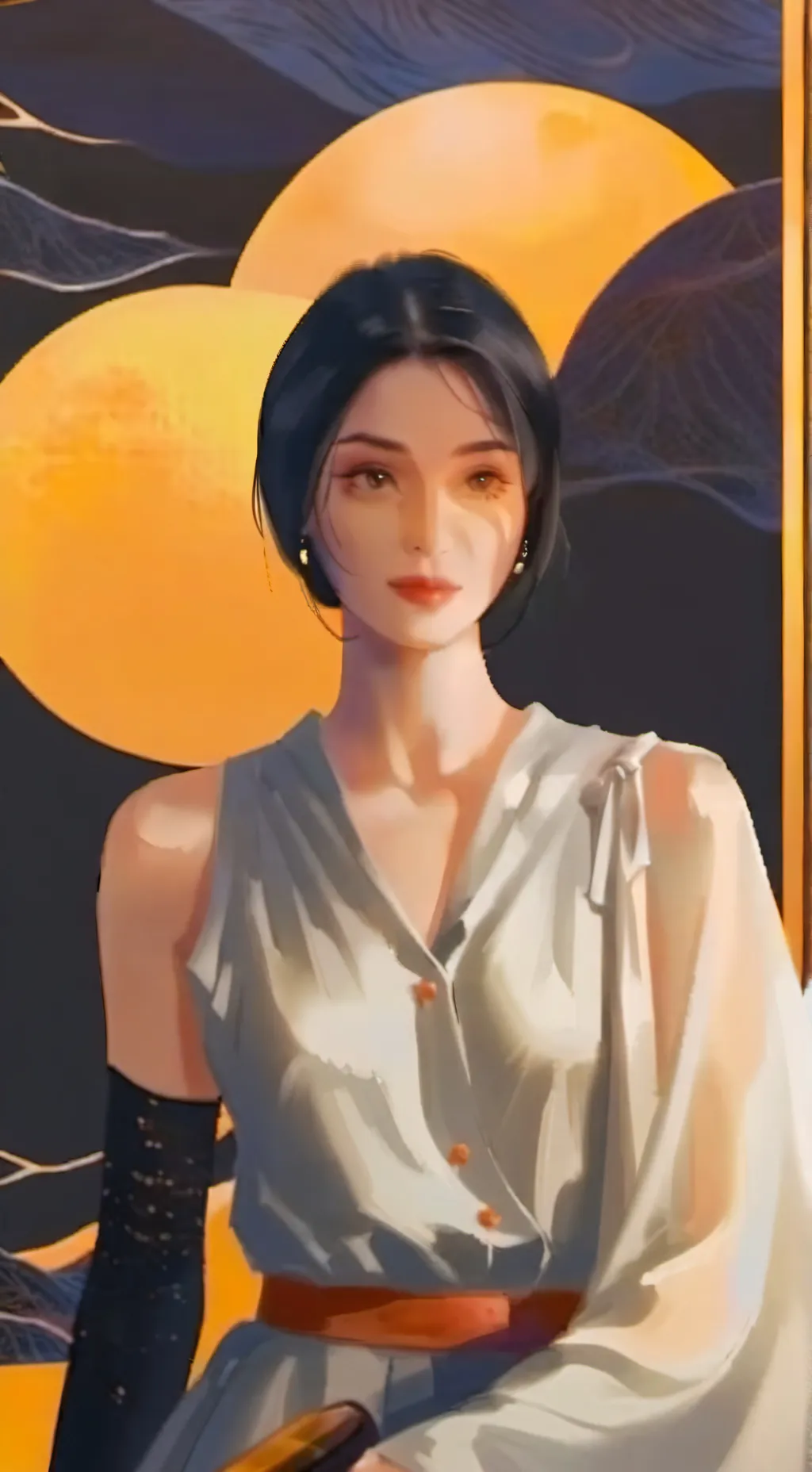 ai character: Riley  background