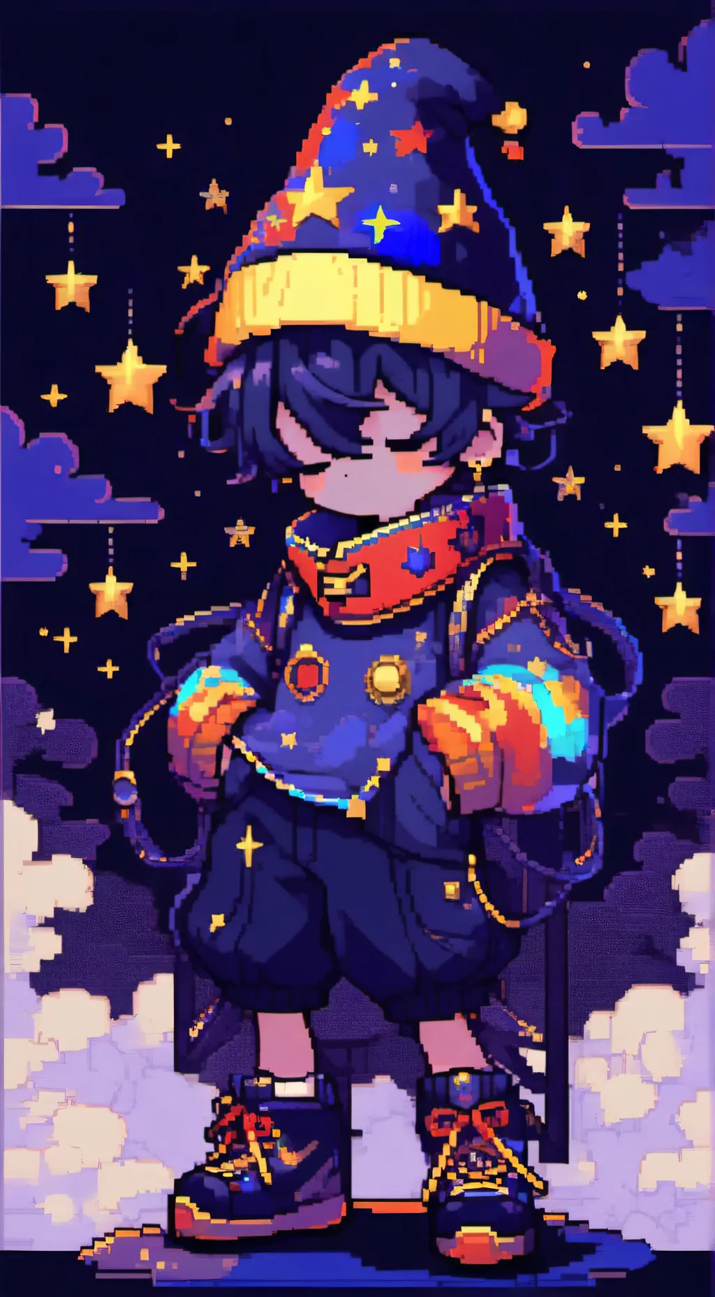 ai character: alien moon  background