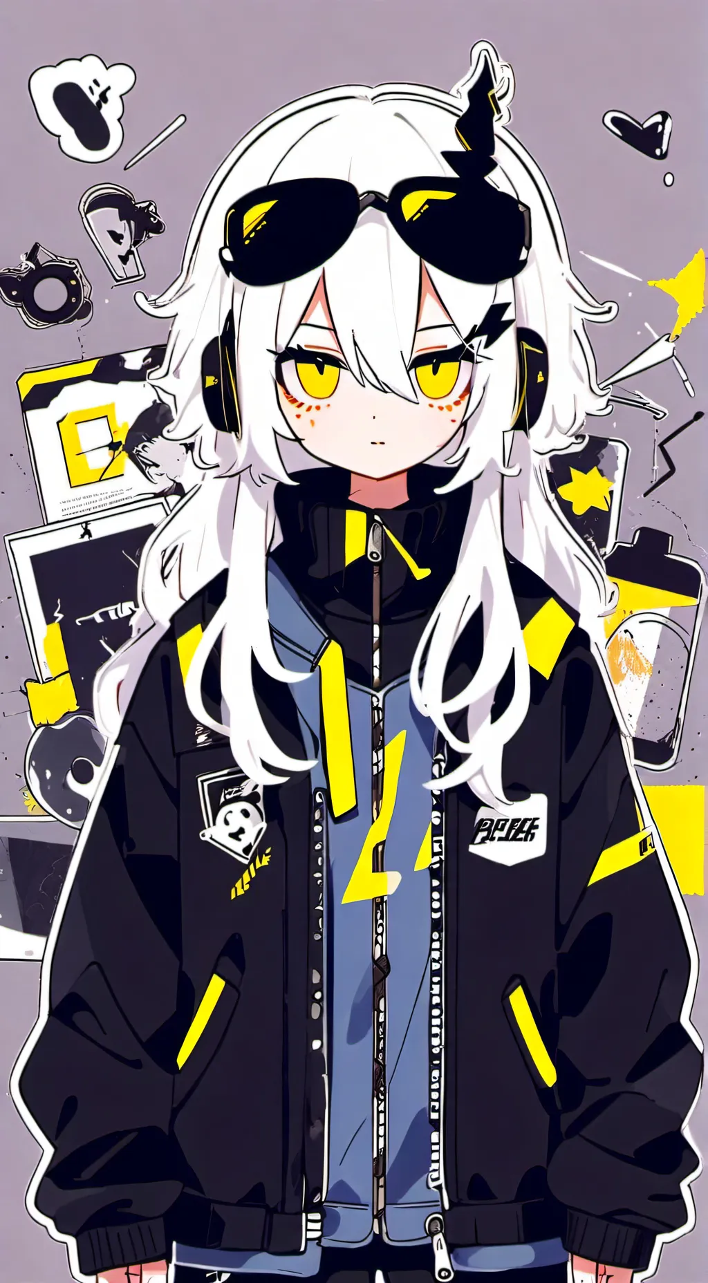 ai character: Bnha background