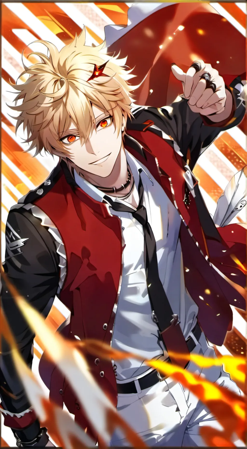 ai character: bakugo background