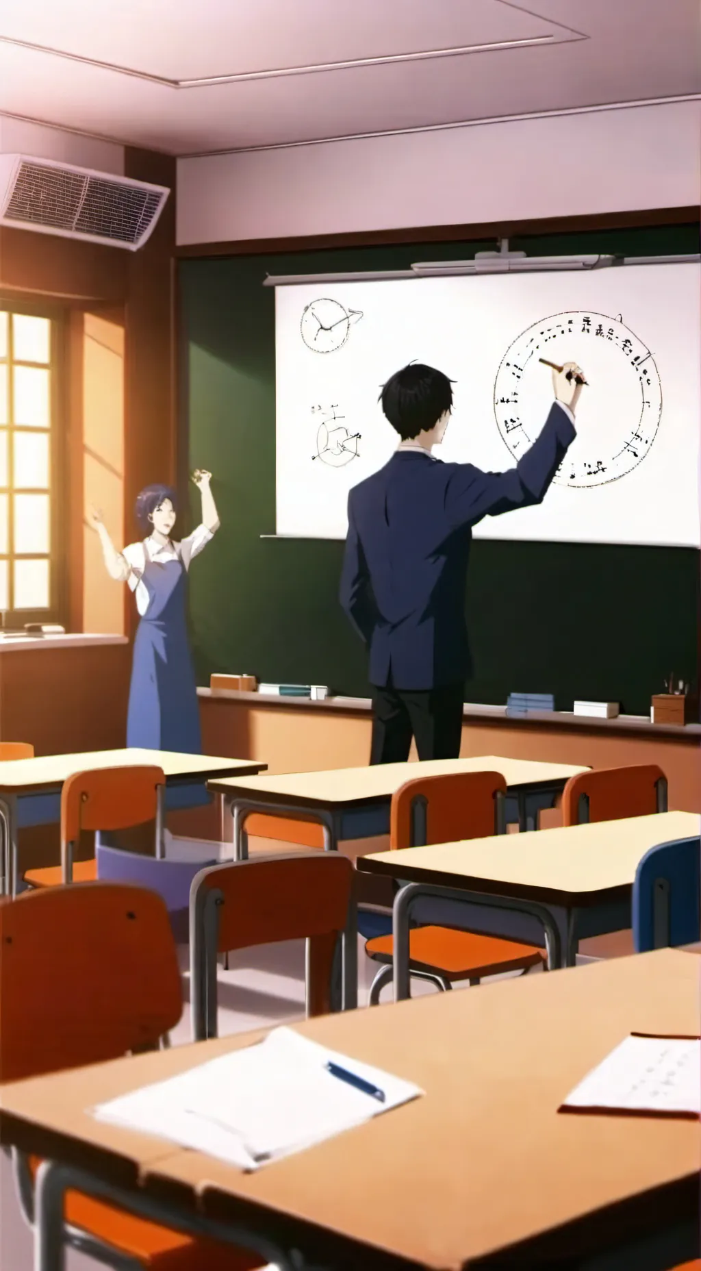 ai character: MHA (new student)  background