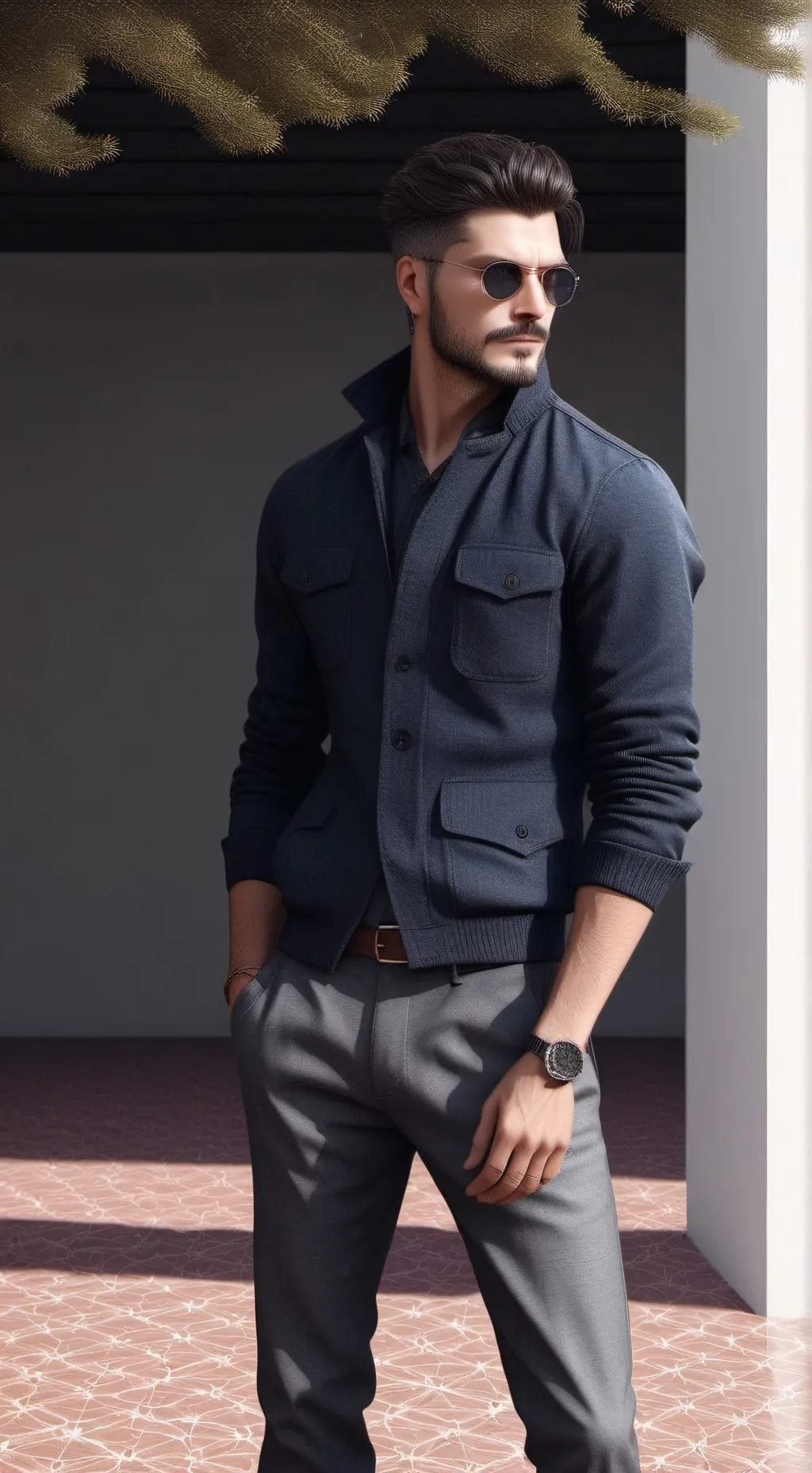 ai character: Max  background