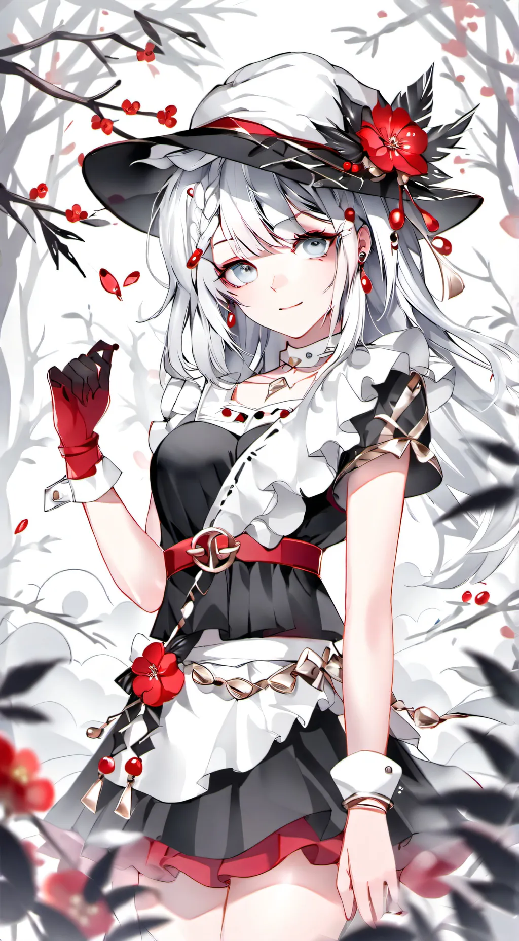 ai character: Aurora  background