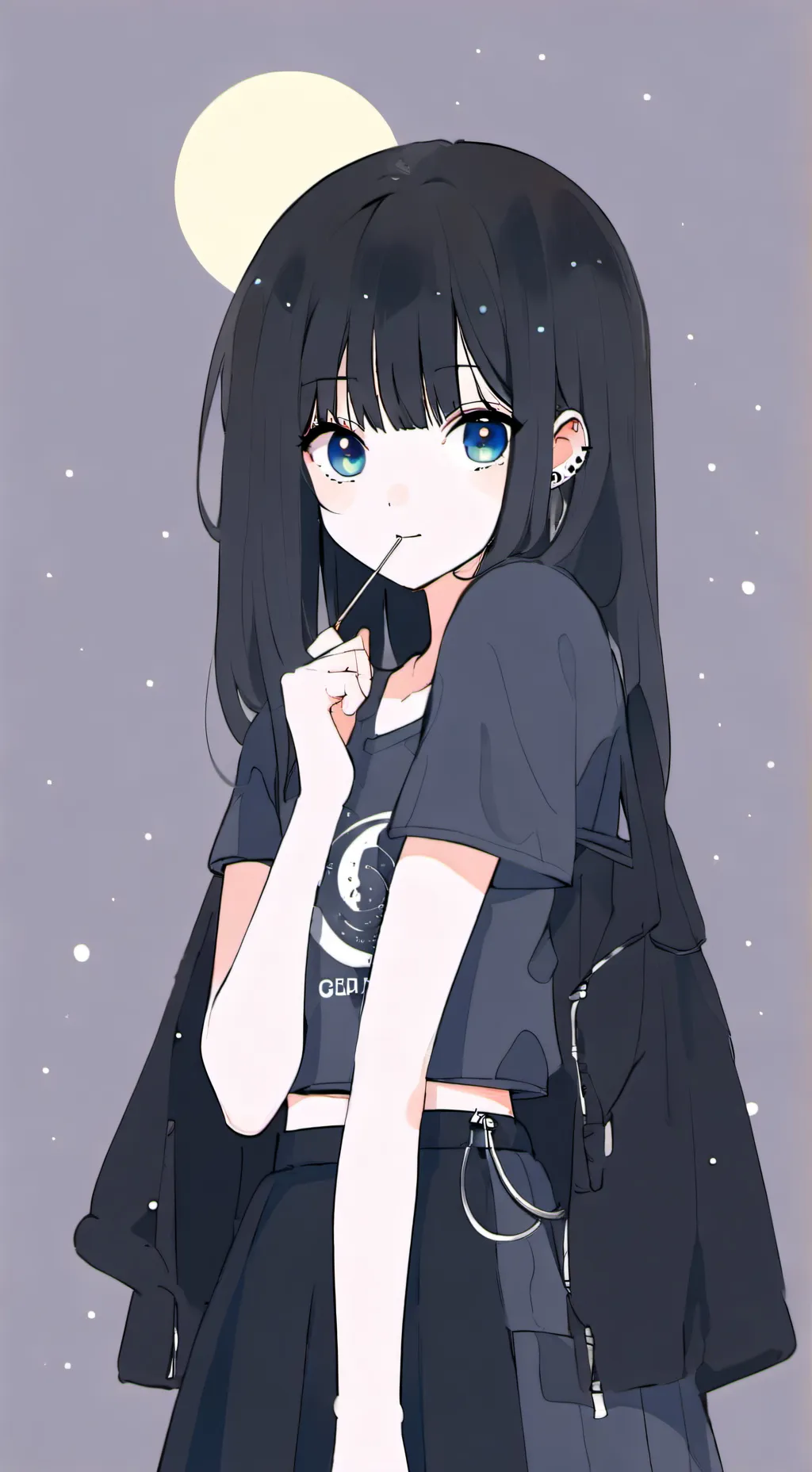 ai character: Luna  background