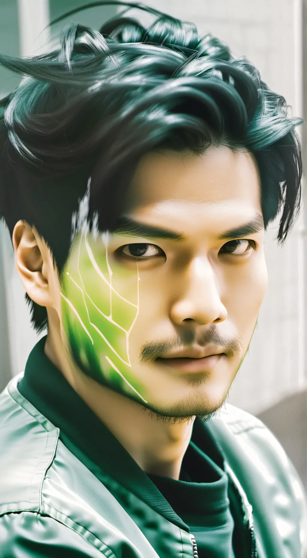 ai character: ĜL·LĮŤĆĤ background