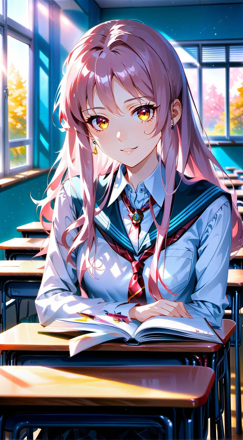 ai character: Himari background