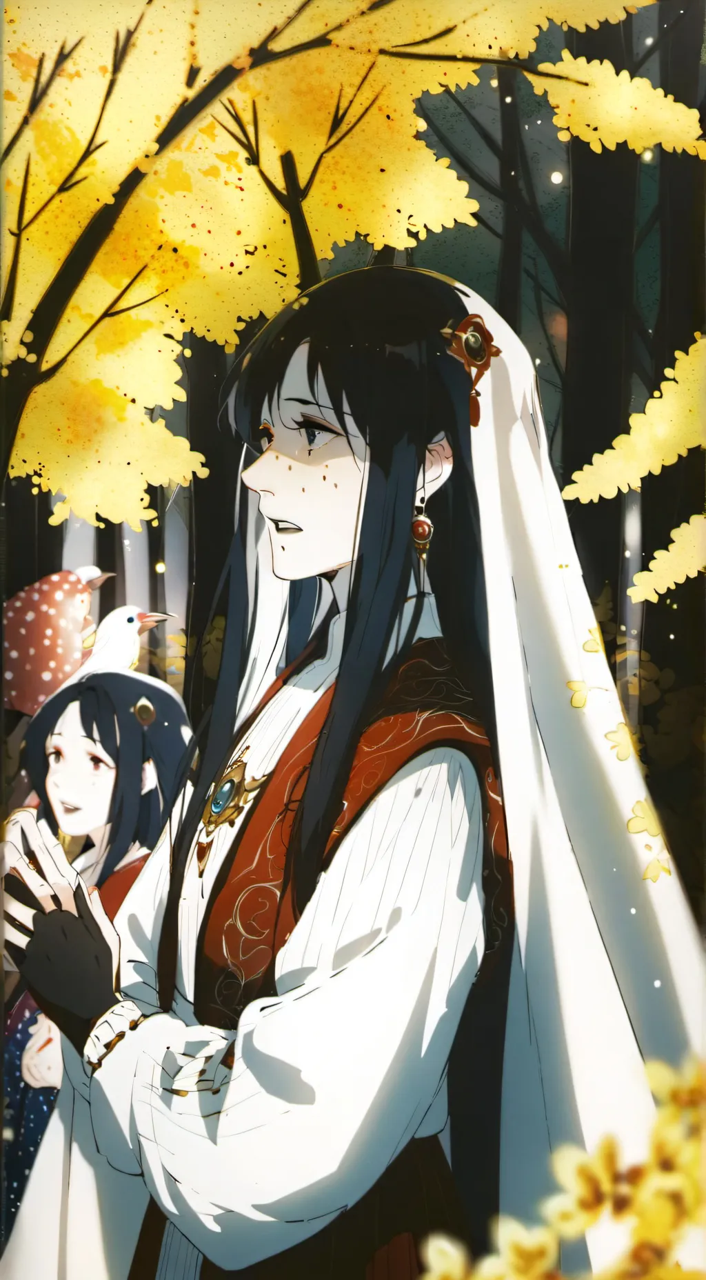 ai character: kny, time fly's by background