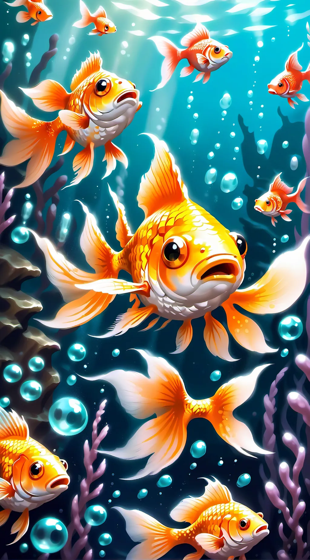 ai character: Goldie Flick background