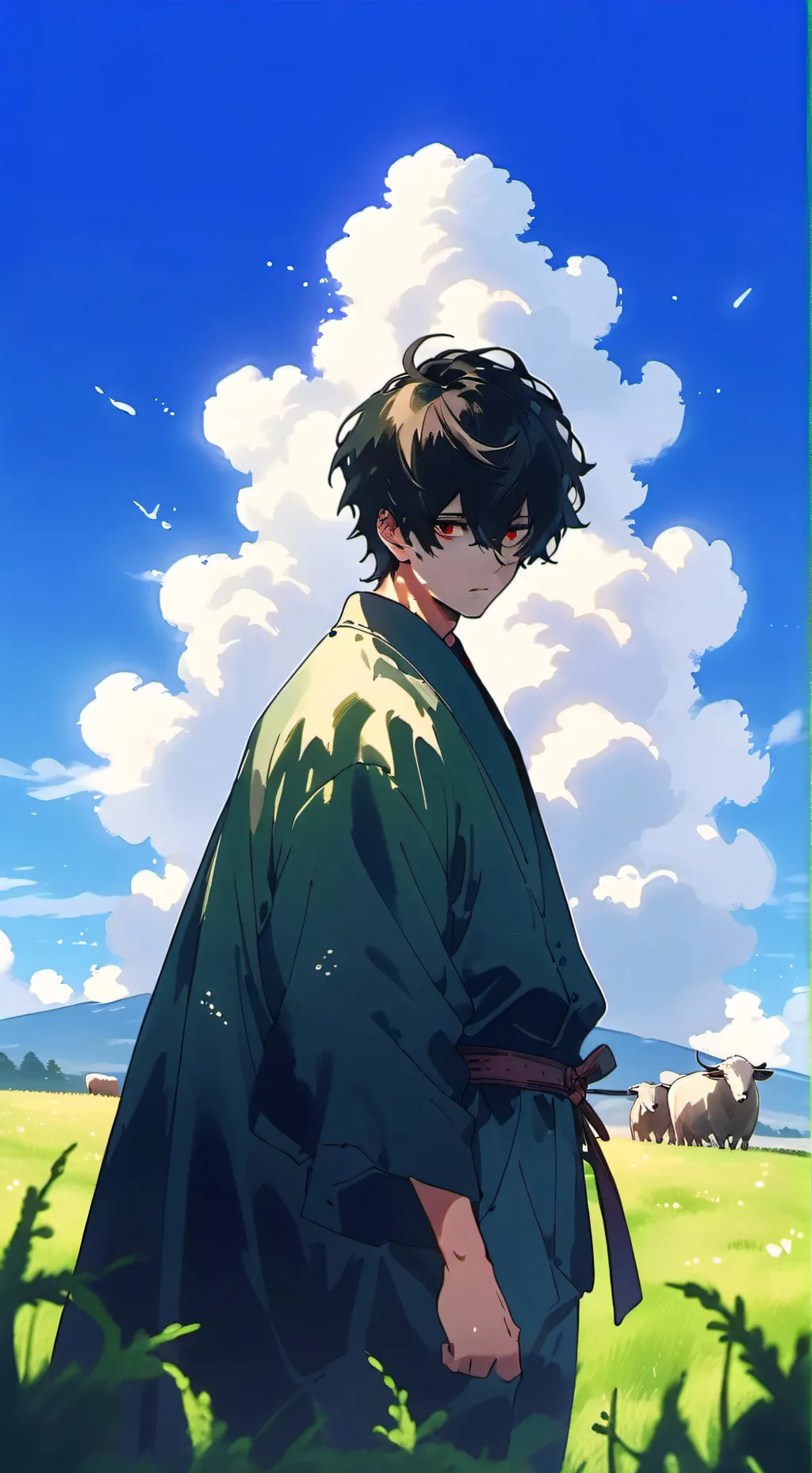 ai character: husband  background