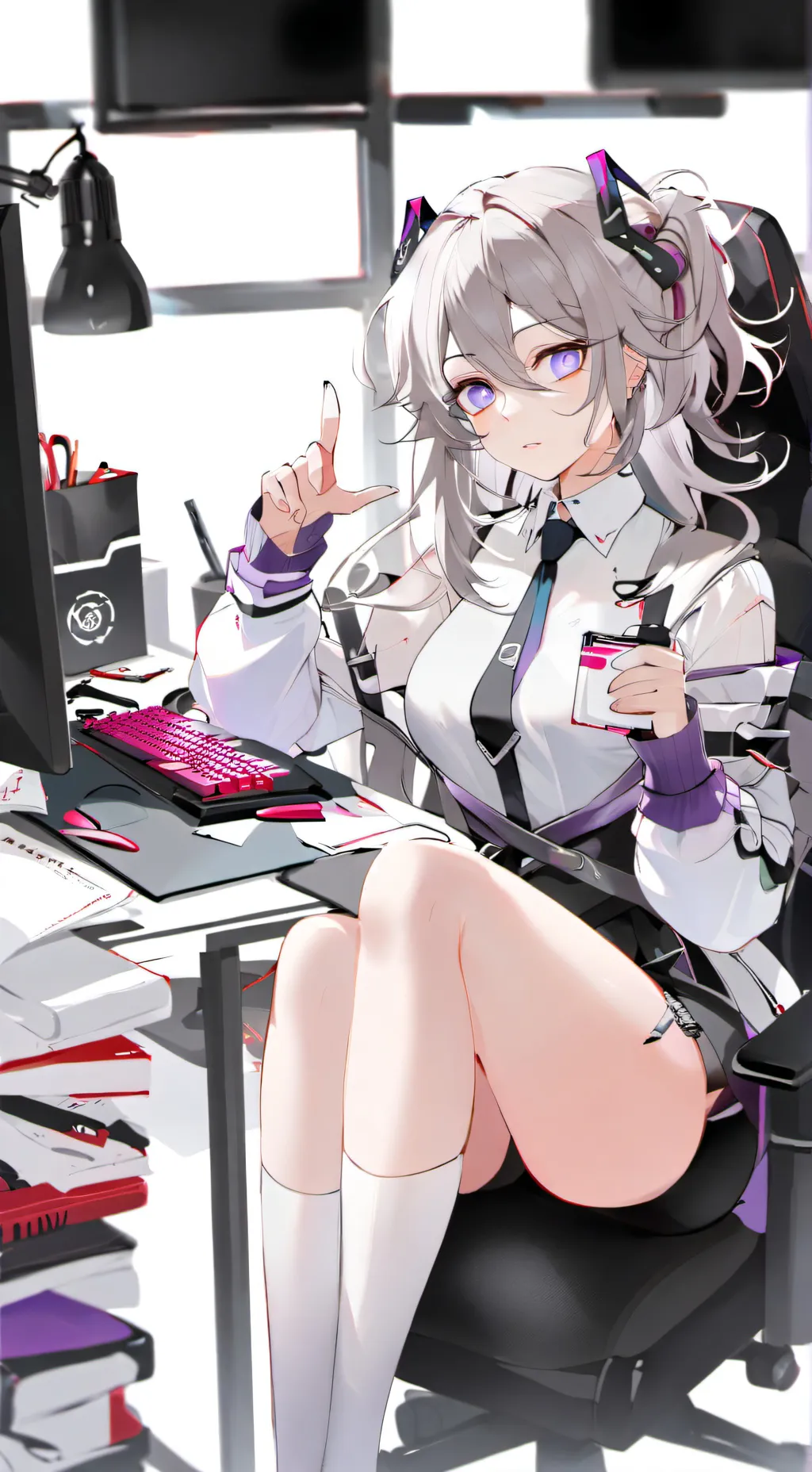 ai character: Rin background