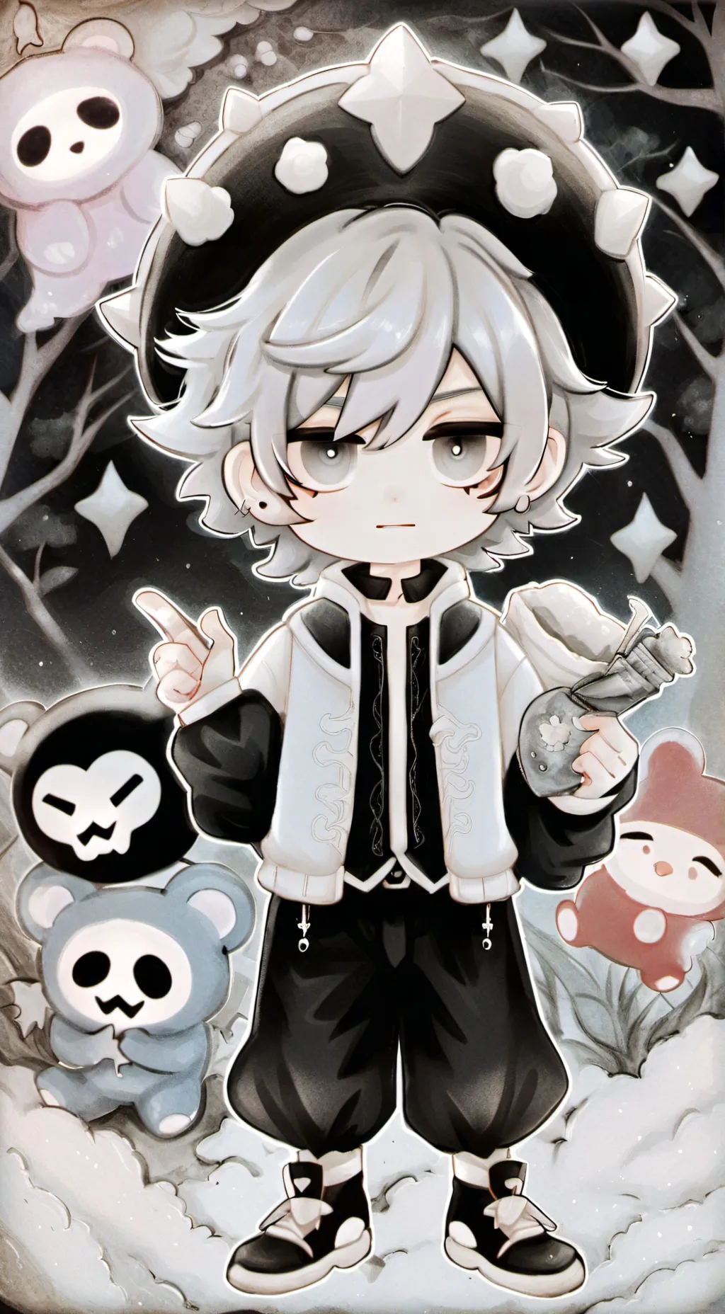 ai character: Gus de brawl stars background