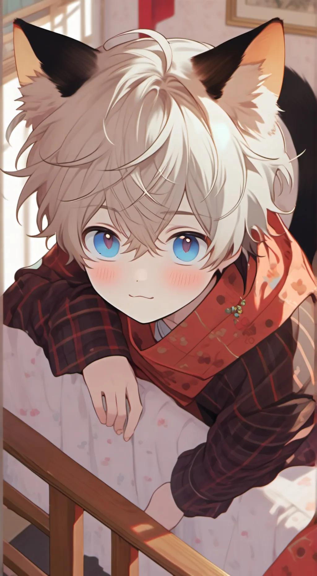 ai character: Holden Whiskerbottom background